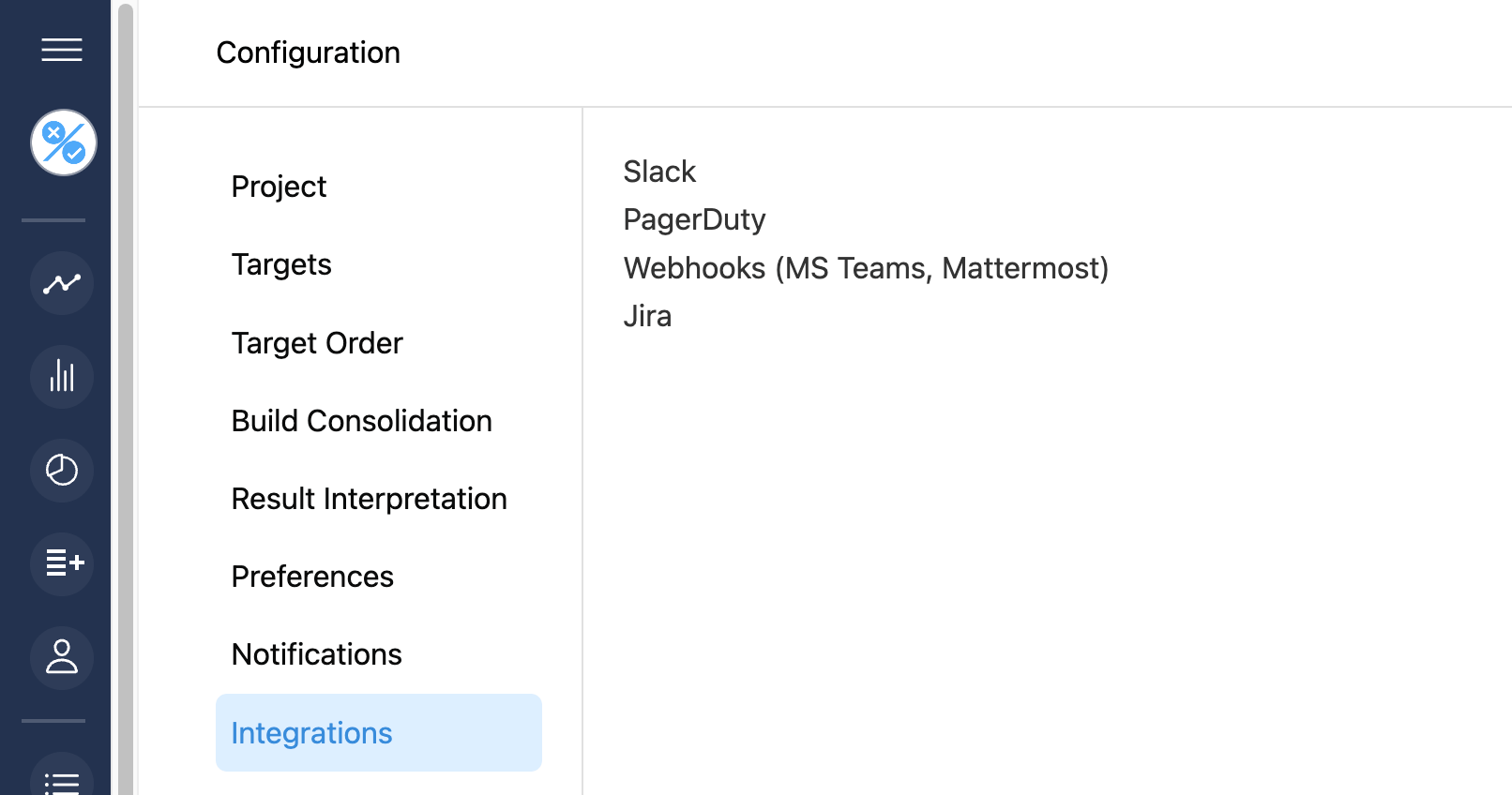 Webhooks configuration